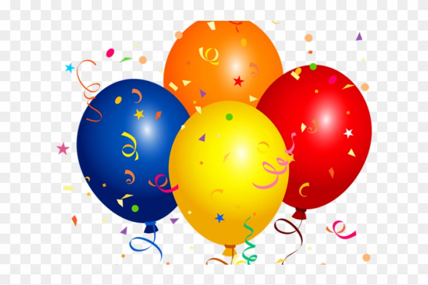 Confetti Clipart Birthday - Balloon Clipart Png #1656856