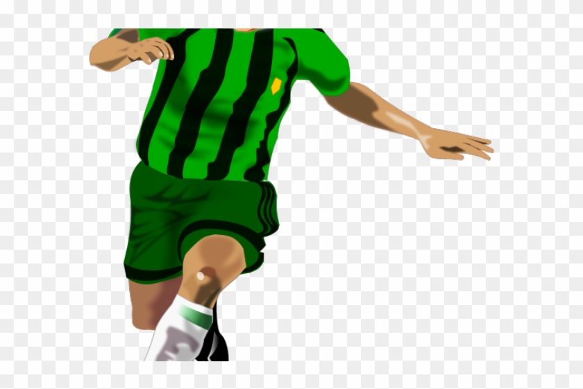 Football Player Clipart - Cartoon Soccer Player #1657043