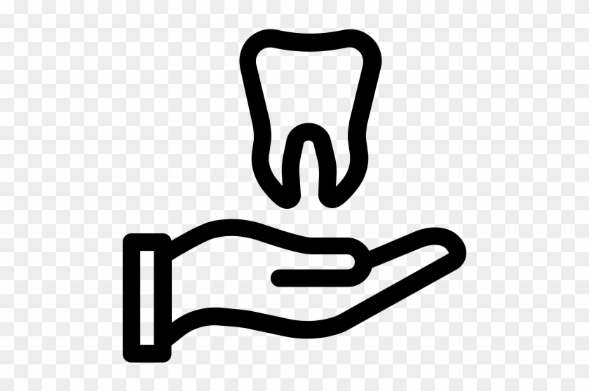 Tooth Hand Icon - Home Management Symbol #1657077