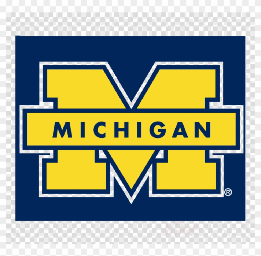 Michigan Wolverines Logo Black And White Clipart University - University Of Michigan #1657111