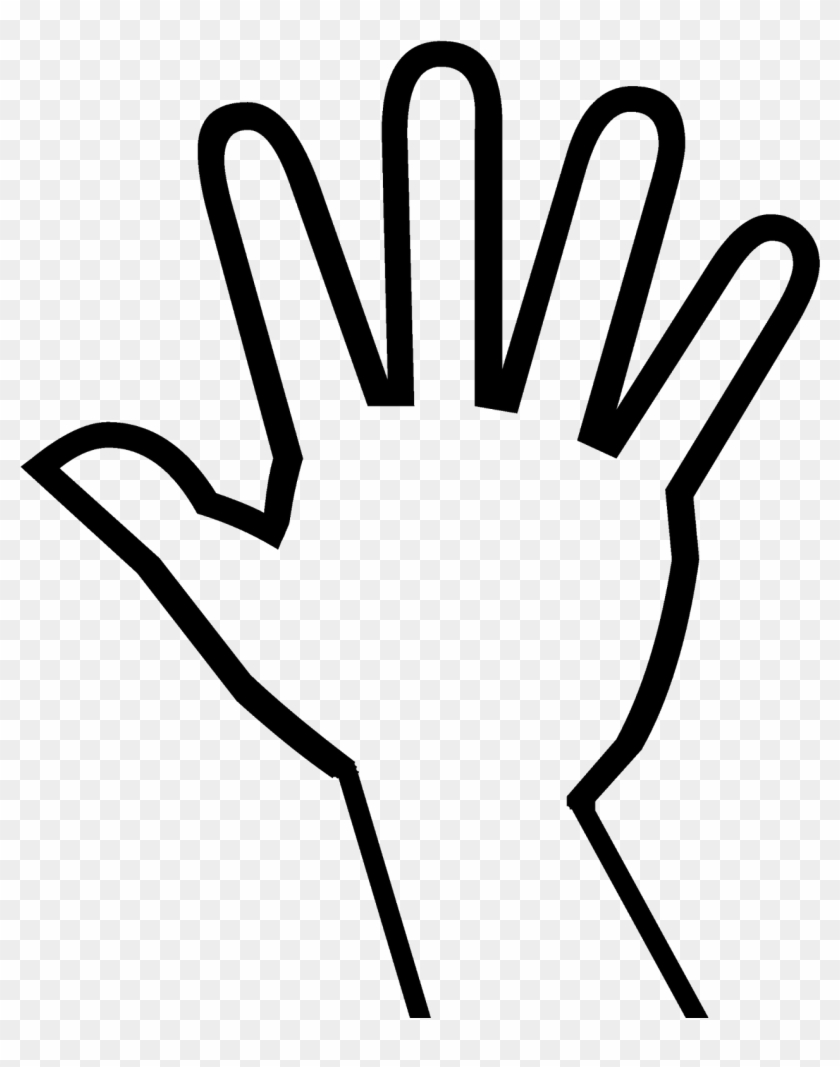 Hand Symbols - - Open Hand #1657266