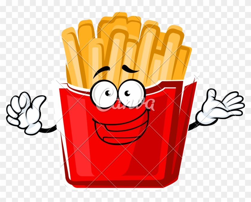 French Fries Cartoon Character - French Fries #1657607