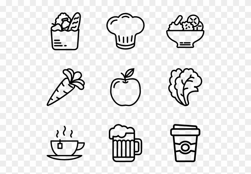 Fruit Icons Free Gastronomy Collection - Hand Drawn Png #1657662