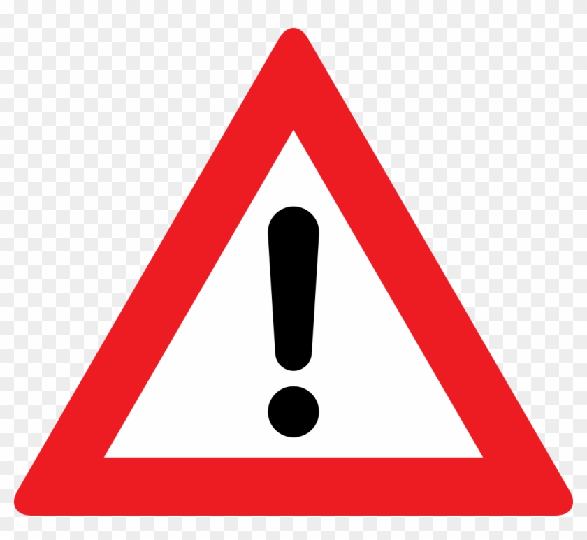 Warning Sign Clipart - Warning Sign Icon Png #1657663