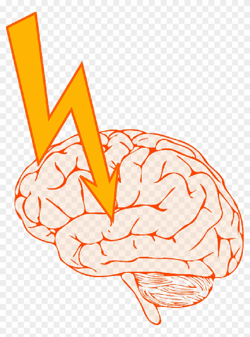 Knowledge Clipart Seizure - Free Childs Seziure Brain Clip Art #1657857