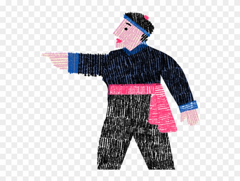 Joe Bee Xiong Pointing - Illustration #1657956