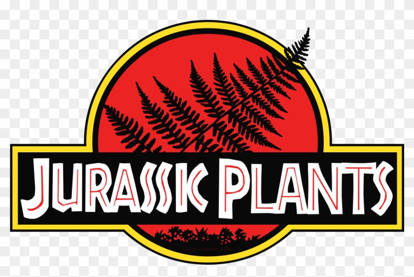 Jurassic Park Logo With Fern - Logo Jurassic Park T Rex #1658072