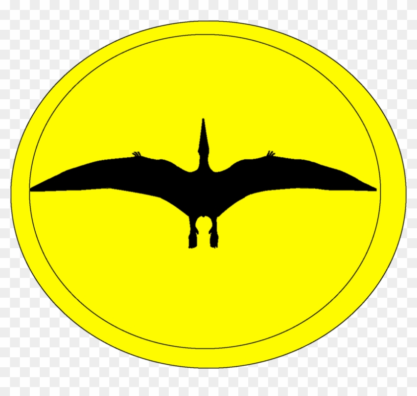 Company Emblem Jurassic Park Png Logo - Jurassic Park Pteranodon Logo #1658089