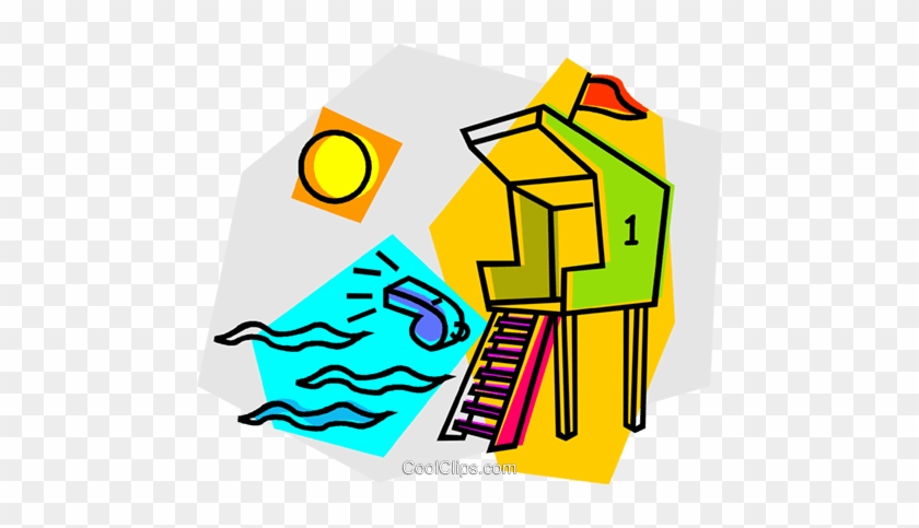 Lifeguard Tower Royalty Free Vector Clip Art Illustration - Lifeguard Tower Royalty Free Vector Clip Art Illustration #1658246