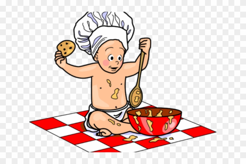 Cooking Clipart Baby - Baby Chef Cartoon #1658287