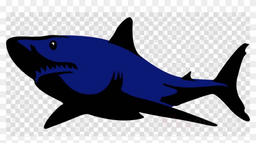 Stencil Shark Clipart Great White Shark Clip Art - Clipart Cowboy Hat Black #1658314