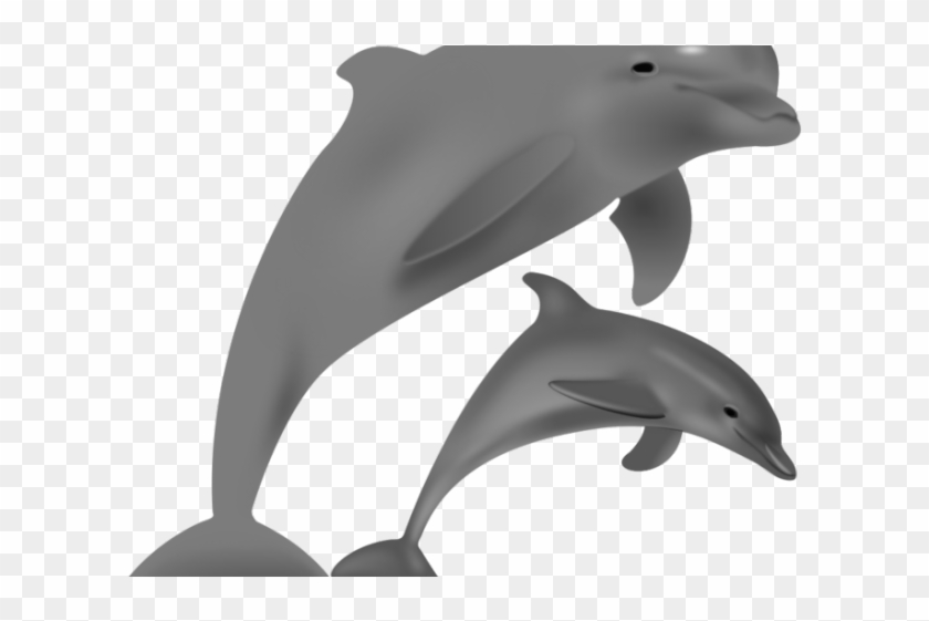 Dolphines Clipart Marine Biologist - Dolphin Christmas Clipart #1658320
