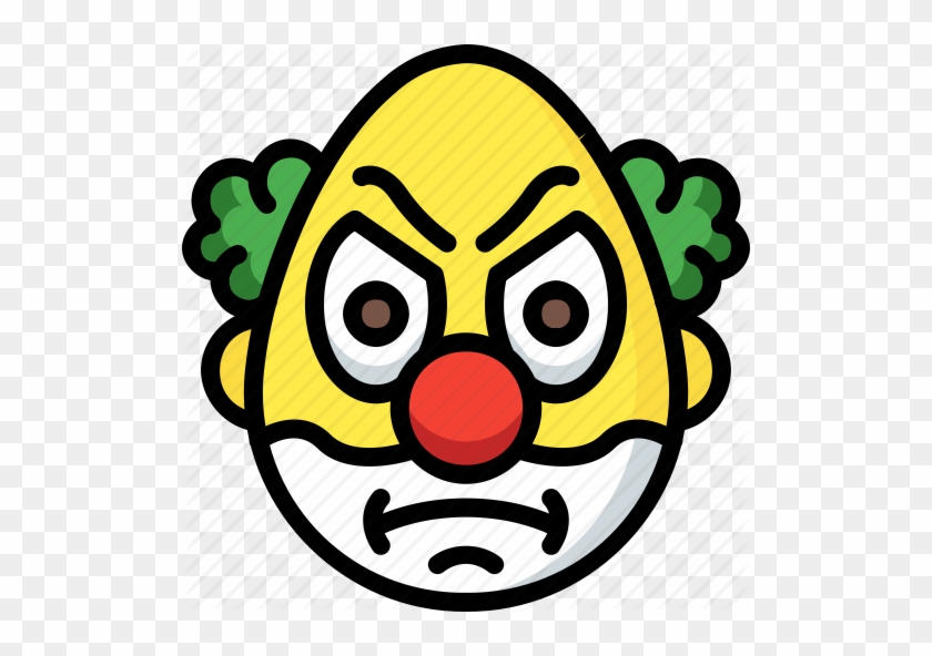 Clown Clipart Angry - Clown Emoji #1658322