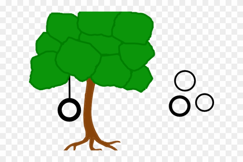 Tree With Tire Swing Png #1658480