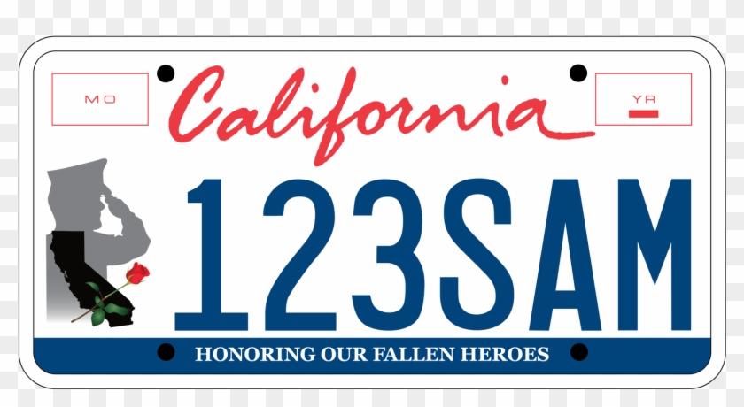 California License Plate #1658525