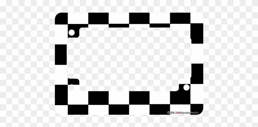 Flag Motorcycle License Plate Frame - Frame Racing Png #1658533