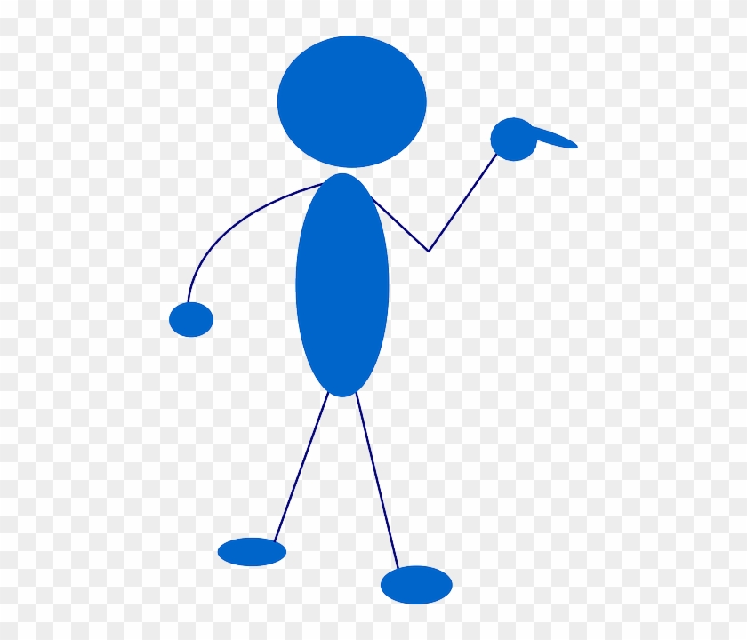Stick Figure Pointing Png #1658563