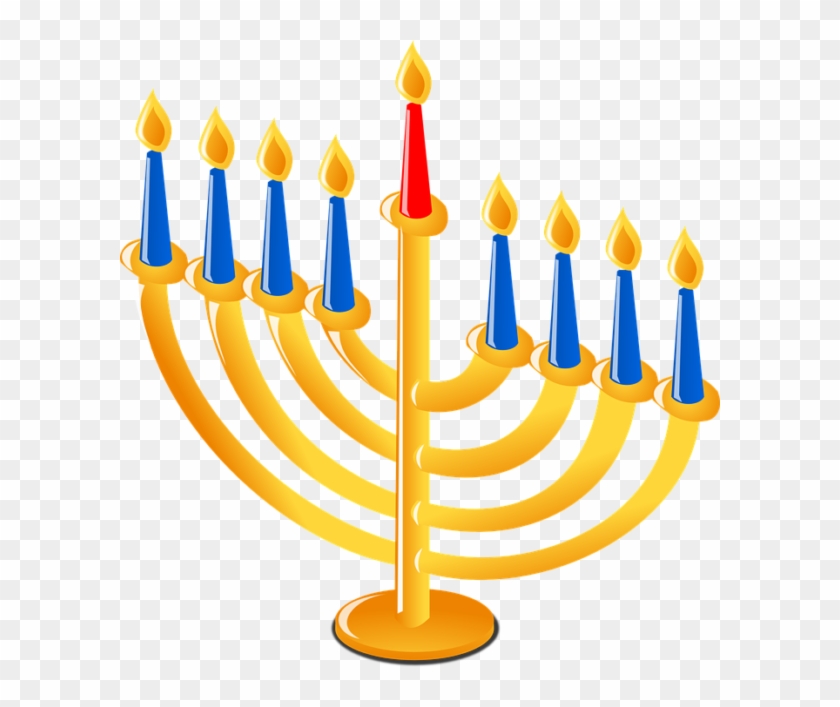Joyful Feast Of Hanukkah - Menorah Hanukkah Clipart #1658586