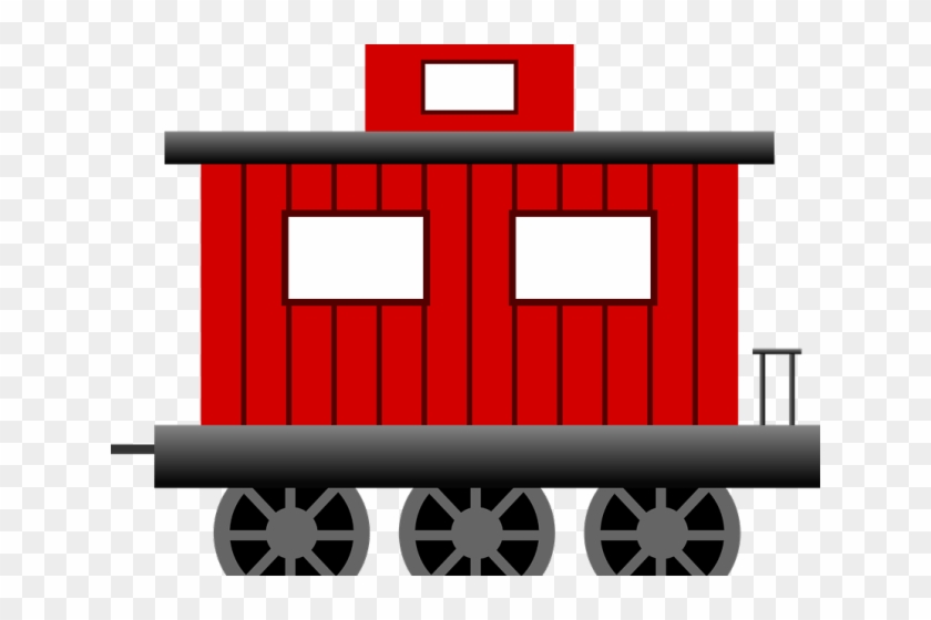 Locomotive Clipart Caboose - Red Caboose Clip Art #1658973