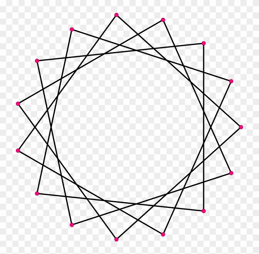 Pin 4 Point Star Clipart - Line Art On Graph #1658997