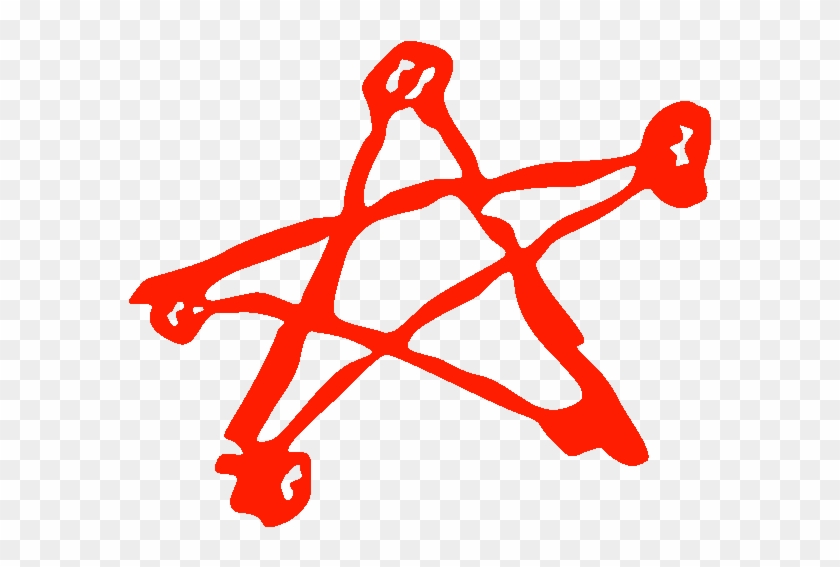 5 Point Star Drawn By A Child - 5 Point Star Drawn By A Child #1659004