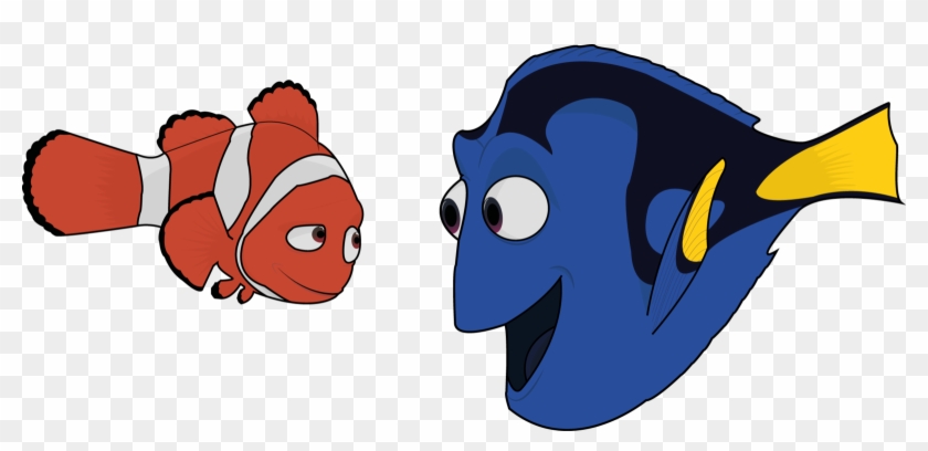 Finding Dory Is Pixars Seventeenth Feature Film It - Nemo And Dory Vector #1659042