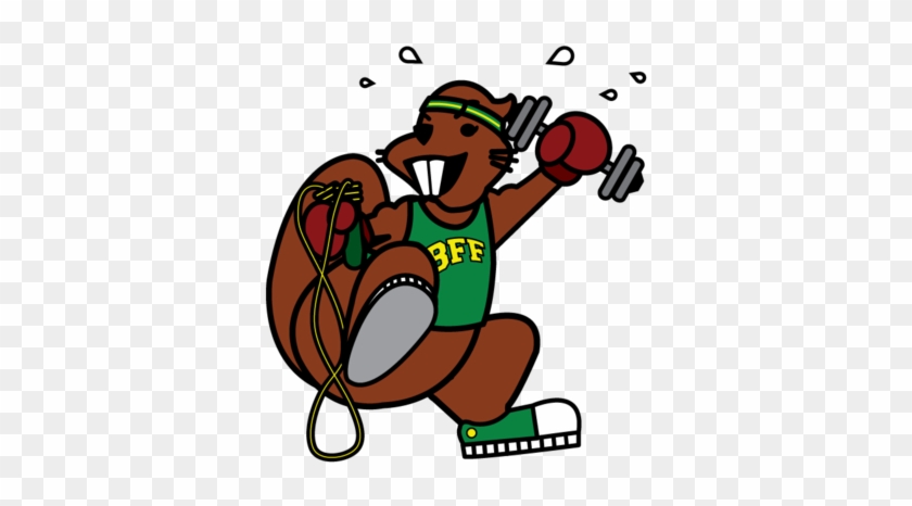 Beaver Fitness Fever - Cartoon #1659093