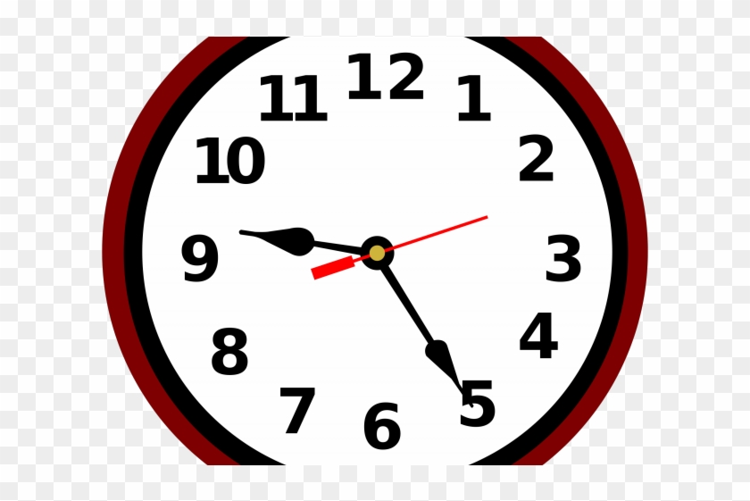 Clock Clipart School - Wall Clock #1659385