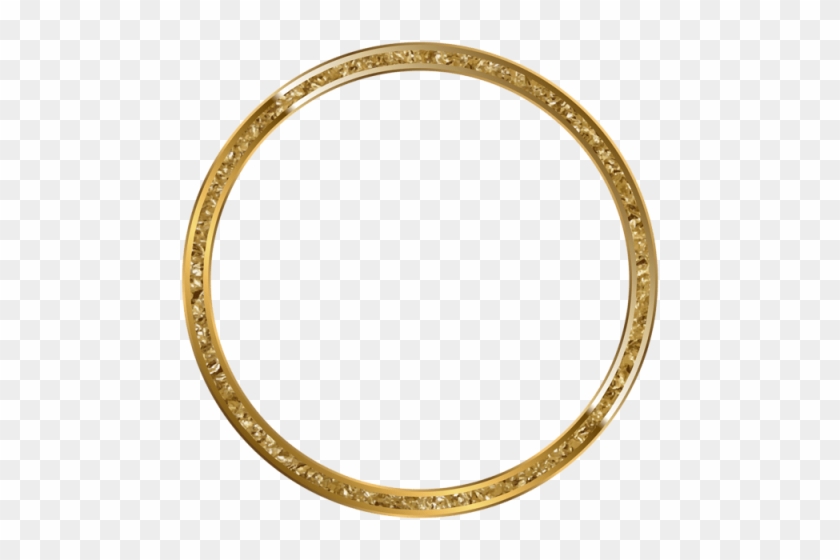 Free Png Download Round Border Frame Gold Clipart Png - Transparent Background Round Gold Frame #1659395