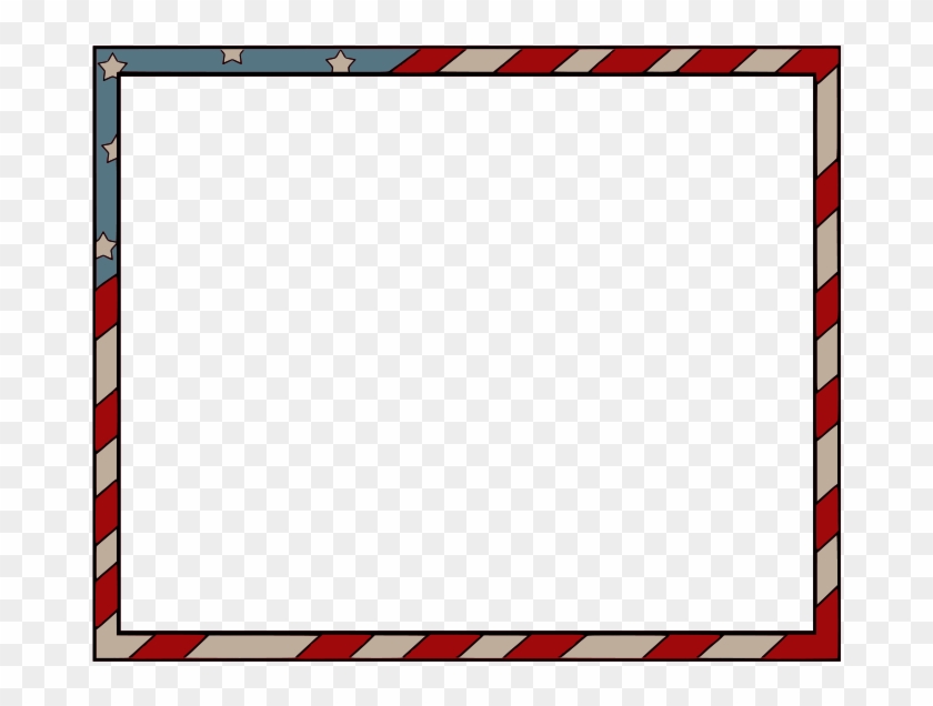 Americana 20clipart - American Flag Border Transparent #1659454