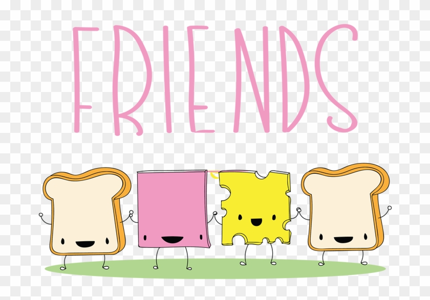 700 X 507 13 - Png Best Friends Transparent #1659523