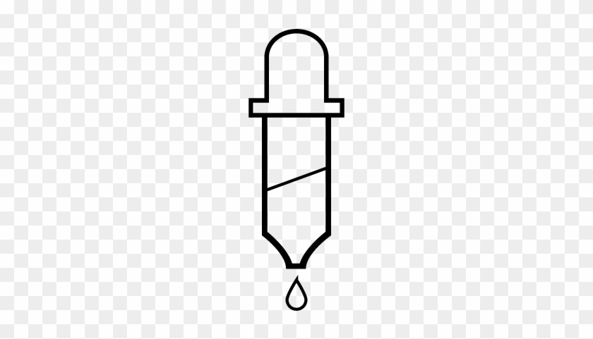 Dropper Outline Vector - Line Art #1659800