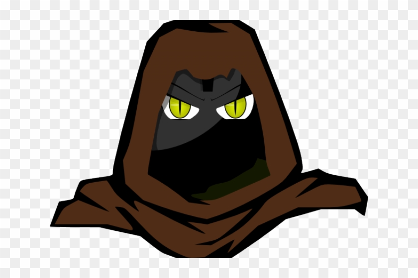 Hood Clipart Hooded Man - Scary Cartoon Face Png - Free Transparent PNG  Clipart Images Download
