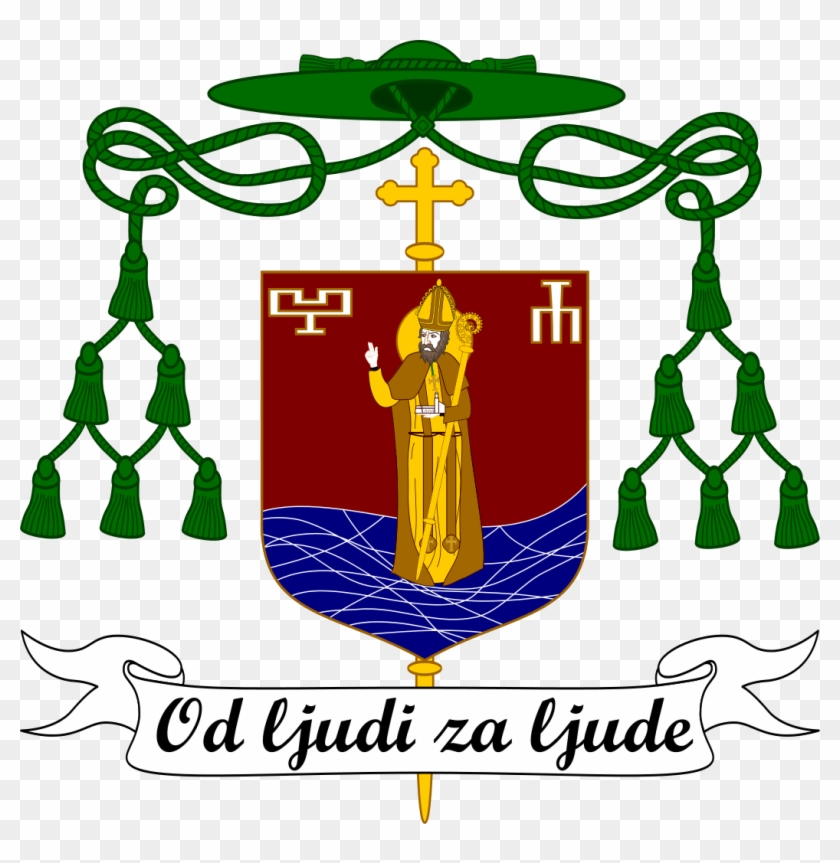 Coat Of Arms Of Bishop Mate Uzinić - Roman Catholic Archdiocese Of Lingayen-dagupan #1659906