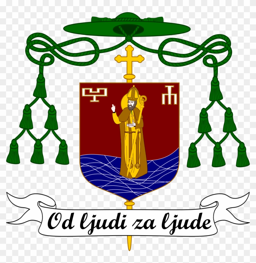 Coat Of Arms Of Bishop Mate Uzinić - Roman Catholic Archdiocese Of Lingayen-dagupan #1659906