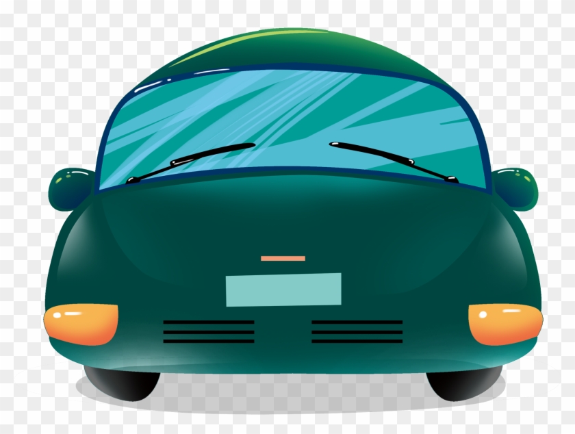 Cartoon Car Green Vehicle Png And Psd - Electric Car #1659955