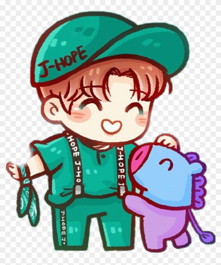 Kpop Sticker - J Hope Mang Bt21 #1659990