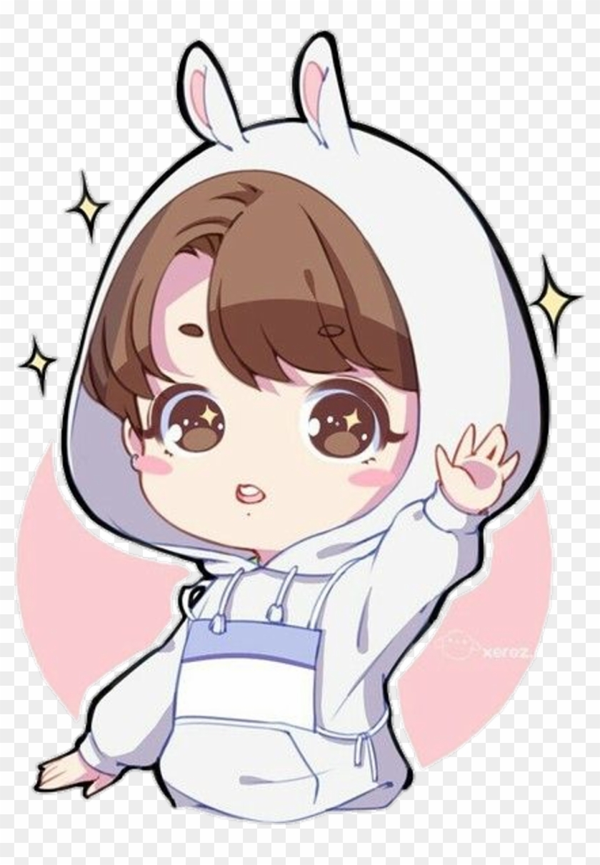 Bts Sticker - Bts Fanart Chibi Jungkook #1659995