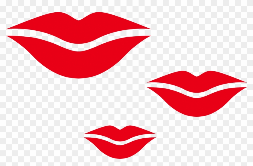 Gum Clipart Red Lipstick - Lips #1660020