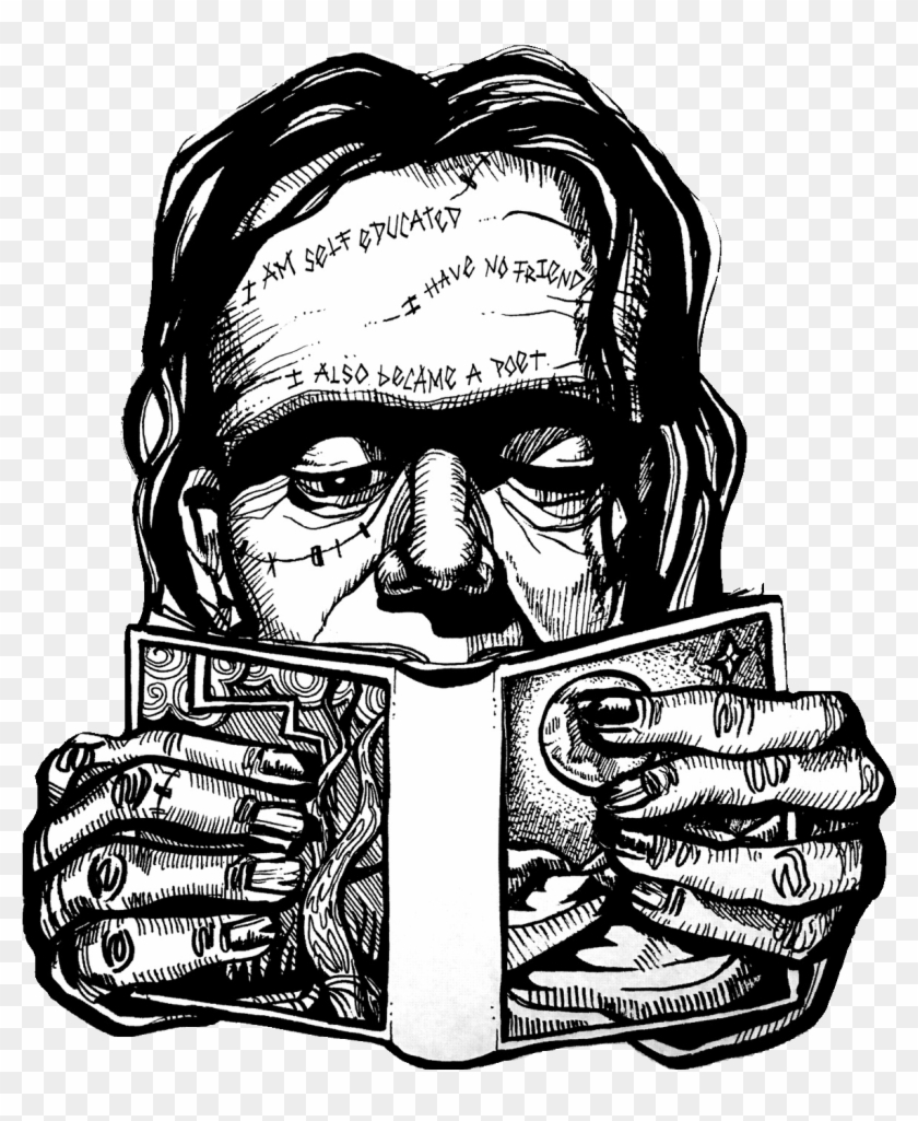 1171 X 1374 6 0 - Frankenstein Reading A Book #1660034