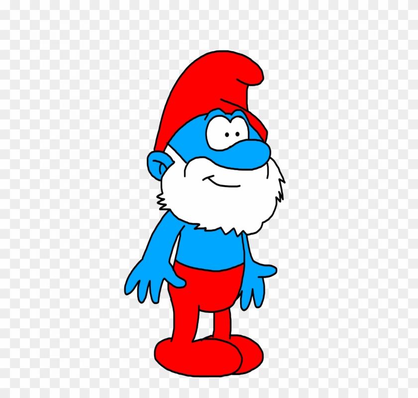 Papa Smurf Transparent Clipart Papa Smurf Smurfette - Papa Smurf No Background #1660206