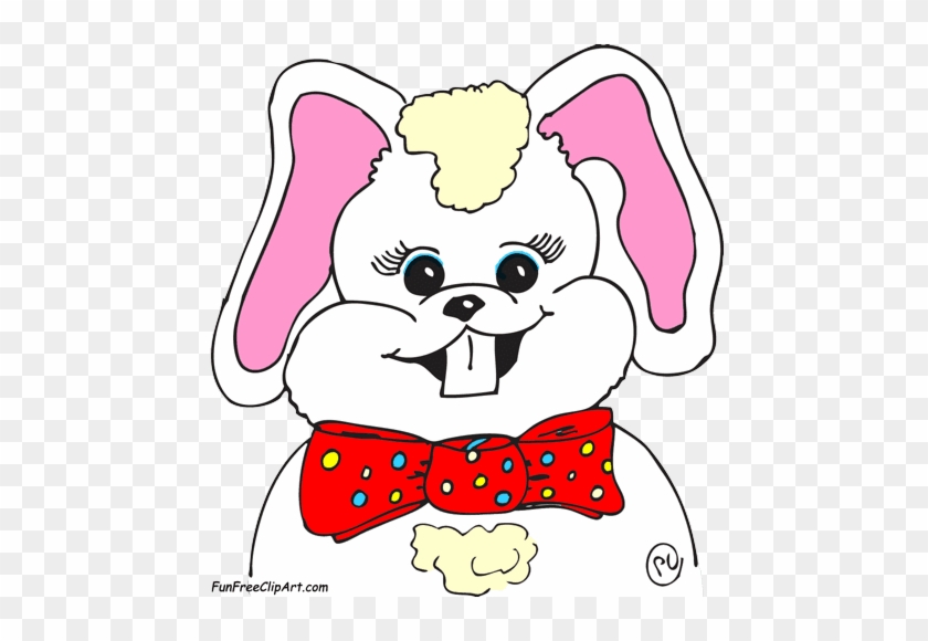 Bunnies Clipart Bow Tie - Cartoon #1660296