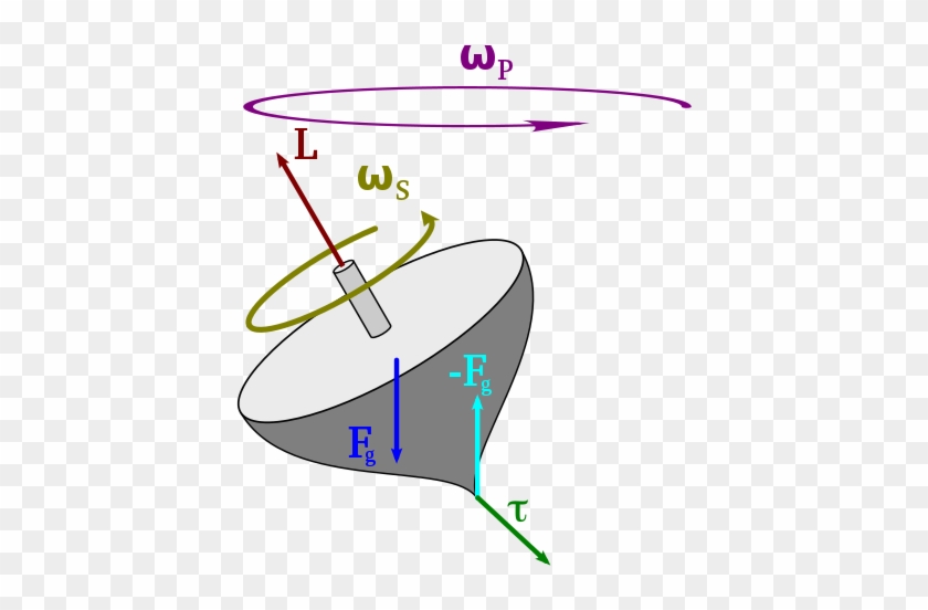 The Torque Caused By The Two Opposing Forces Fg And - Angular Momentum #1660423