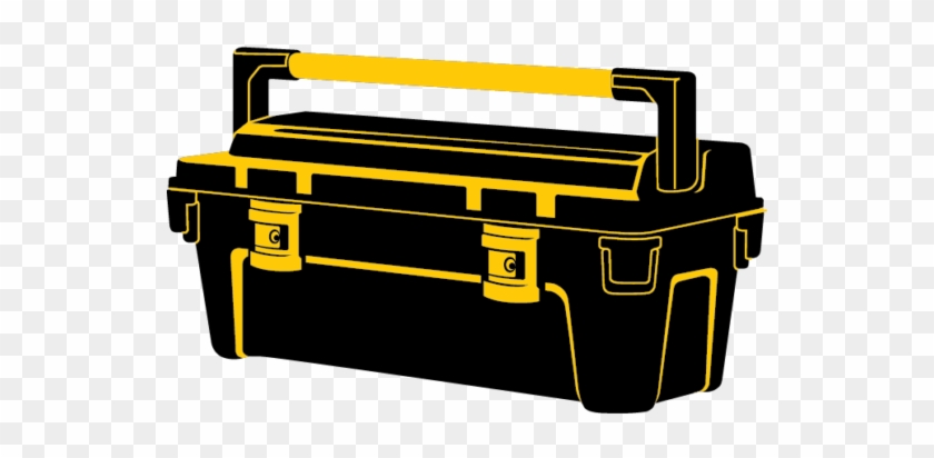 Master Tool Set - Tool Box Yellow Vector Png #1660443