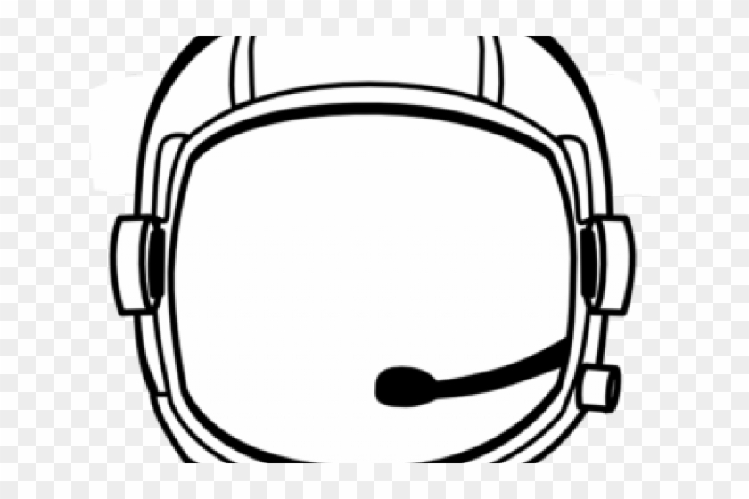 Drawn Helmet Astronaut Helmet - Astronaut Helmet Clipart #1660456