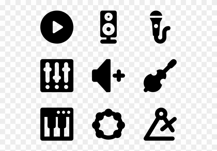 Music Note Icons - Music Vector #1660480