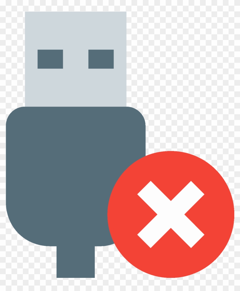 Usb Disconnected Icon - Usb Not Connected Icon #1660544