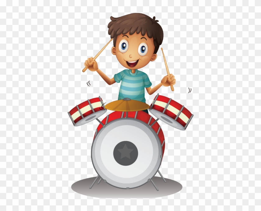 Beat - Boy Drumming Clipart #1660571