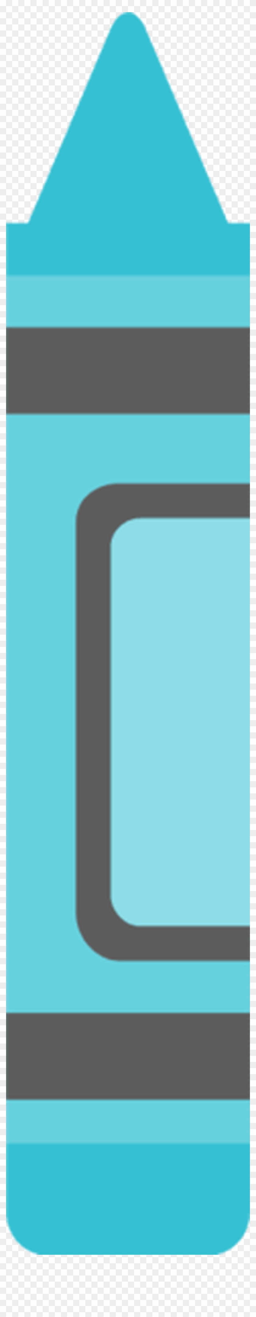 Turquoise Clipart Crayon - Electric Blue #1660780