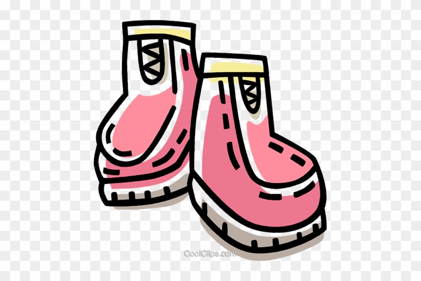 Winter Boots Royalty Free Vector Clip Art Illustration - Winter Boots Royalty Free Vector Clip Art Illustration #1660947